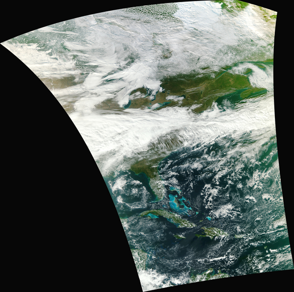 New NASA Satellite Gets First Look At East Coast